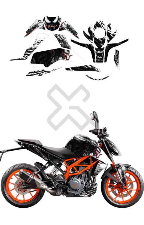 Duke 250 Venom Sticker | Duke 390 Venom Sticker
